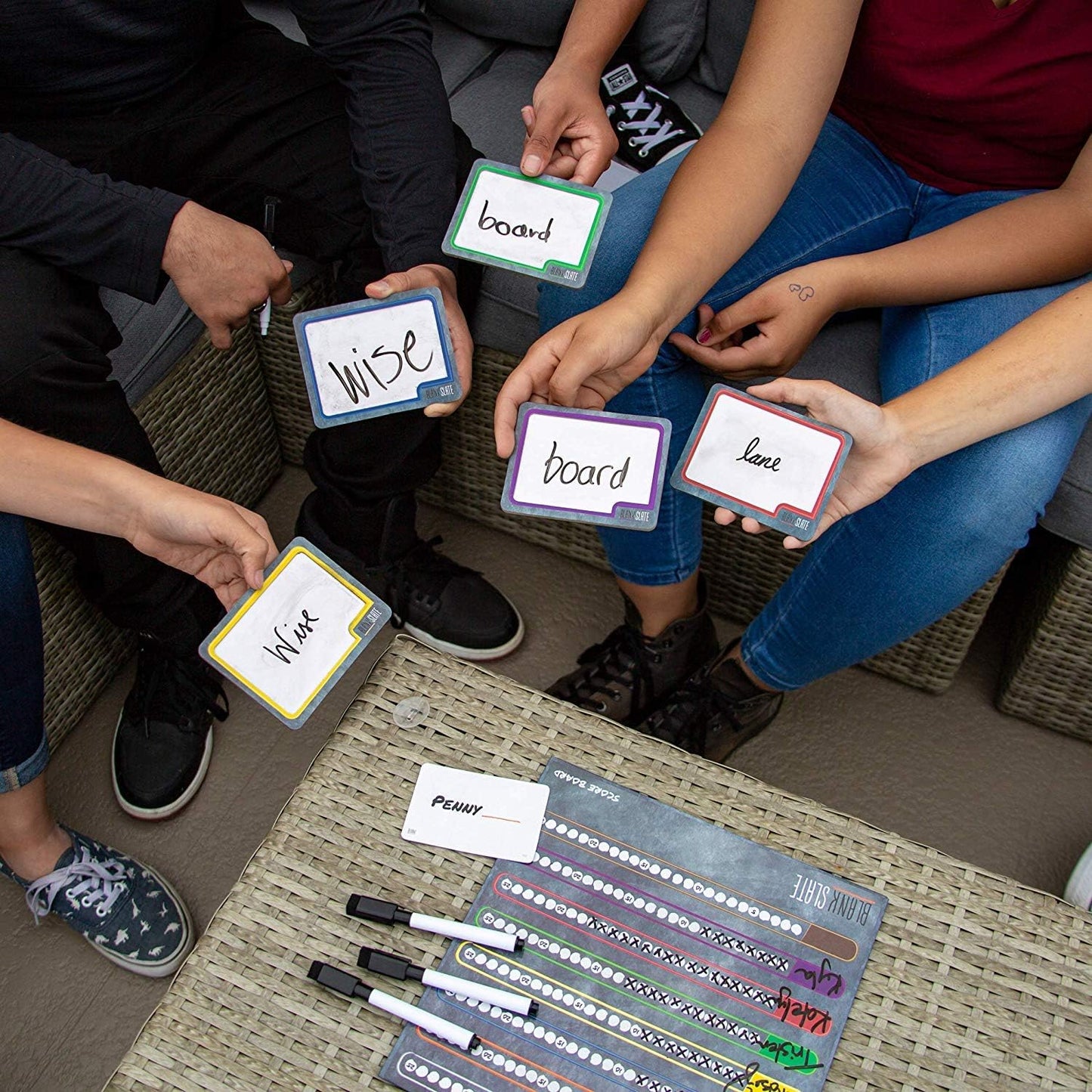 BLANK SLATE, The Game Where Great Minds Think Alike, Fun Family-Friendly Board Game, Word Association Party Game, Easy to Learn, Fun to Play Family Game Night, 3-8 Players, Ages 8+