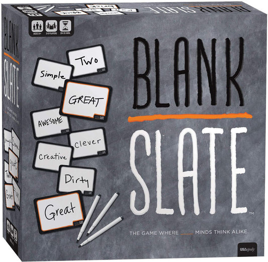 BLANK SLATE, The Game Where Great Minds Think Alike, Fun Family-Friendly Board Game, Word Association Party Game, Easy to Learn, Fun to Play Family Game Night, 3-8 Players, Ages 8+