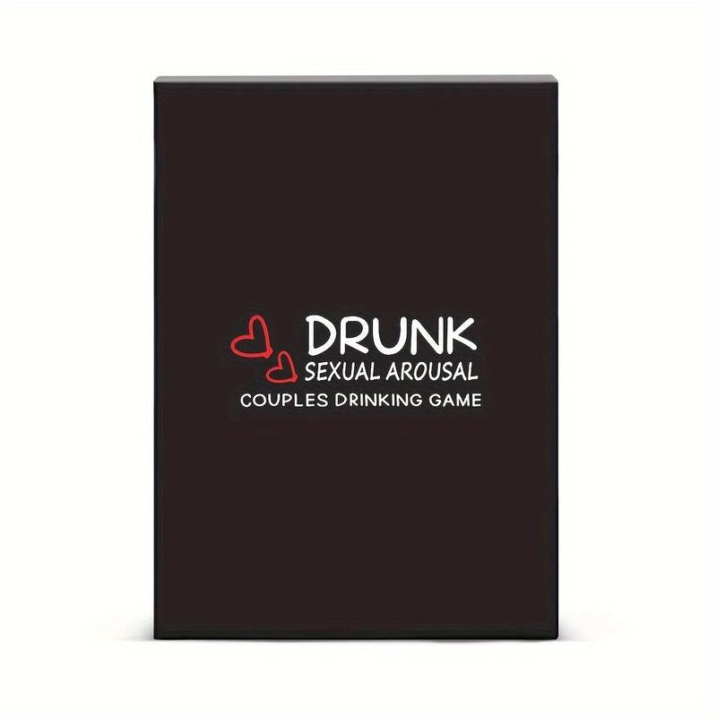 Drunken Card Game, 1 Box Interactive Couple Card Stock, Suitable for Date Night Party Game Adults Valentine's Day